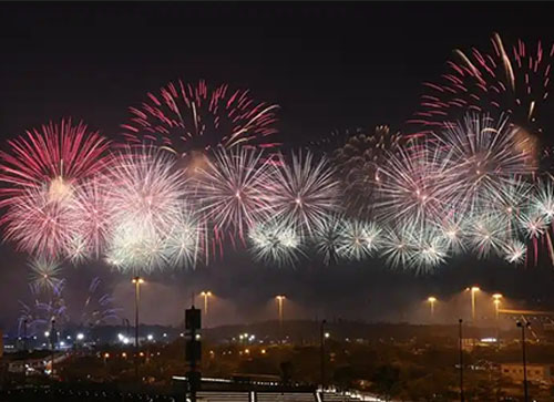 长兴县焰火晚会